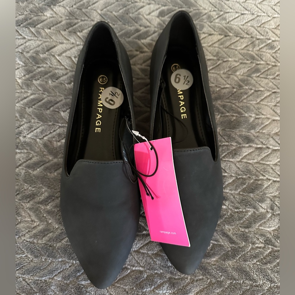 New Rampage Black Flats